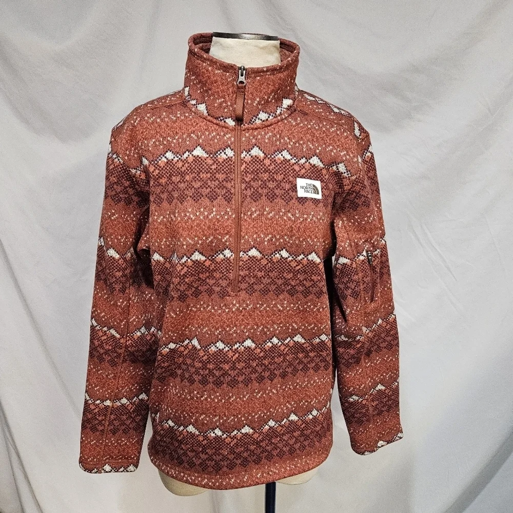 The North Face Brown Patterned Pullover